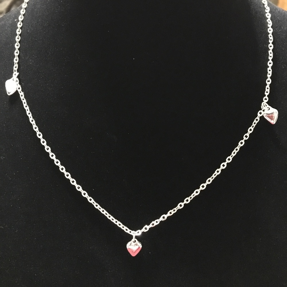 Vintage Sarah Coventry Heart Necklace - 20”